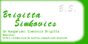 brigitta simkovics business card